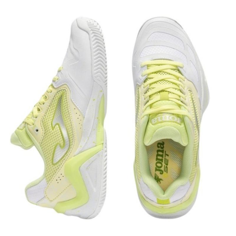 T?nis femininos Joma Set 2611 Branco Amarelo