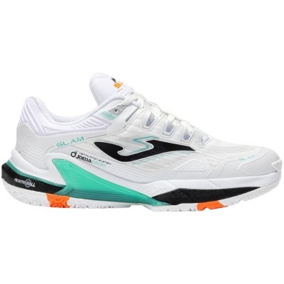 Tenis Joma Slam 2502 Branco Turquesa