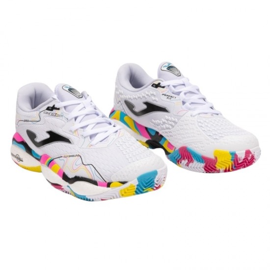 Joma Smash 2592 Blanc Baskets Multicolores