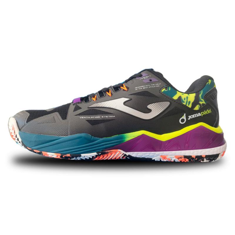 Zapatillas Joma Spin 2401 Negro Petroleo