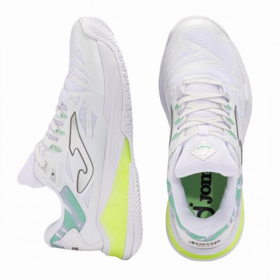 Tenis Joma Spin 2402 Branco Verde Feminino