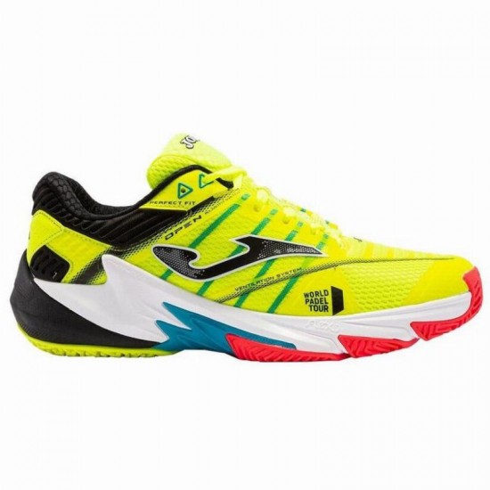 Joma WPT Open 2209 Jaune Fluo Noir Baskets