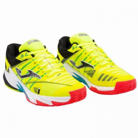 Joma WPT Open 2209 Jaune Fluo Noir Baskets