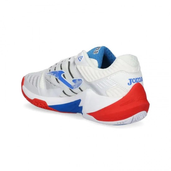 Joma WPT Open 2232 Blanc Bleu Rouge Baskets