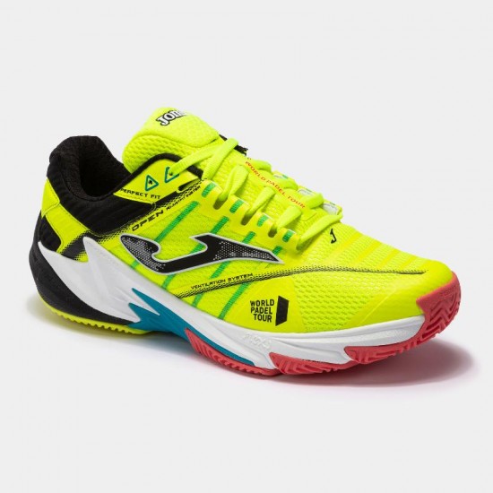 Zapatillas Joma WPT T.Open 2209 Amarillo Fluor Negro