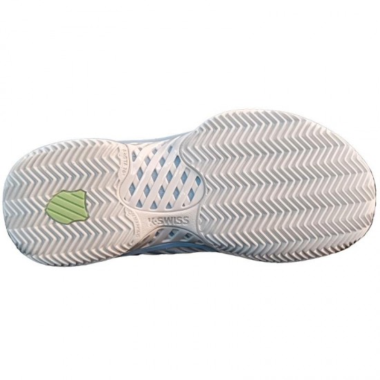 Baskets Femme Kswiss Express Light 3 HB TERRE BATTUE Blanc Bleu Vert