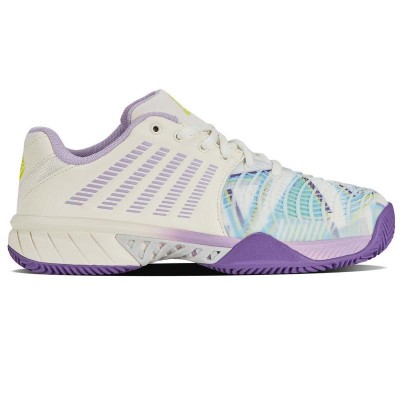 Kswiss Express Light 3 HB Padel Bianco Viola Sneakers Donna