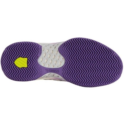 Zapatillas Kswiss Express Light 3 HB Padel Blanco Purpura Mujer