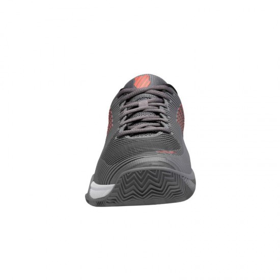 Zapatillas Kswiss Hypercourt Expres 2 HB Gris Negro Rojo