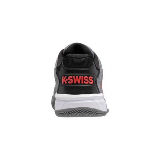 Tenis Kswiss Hypercourt Expres 2 HB Cinza Vermelho Preto