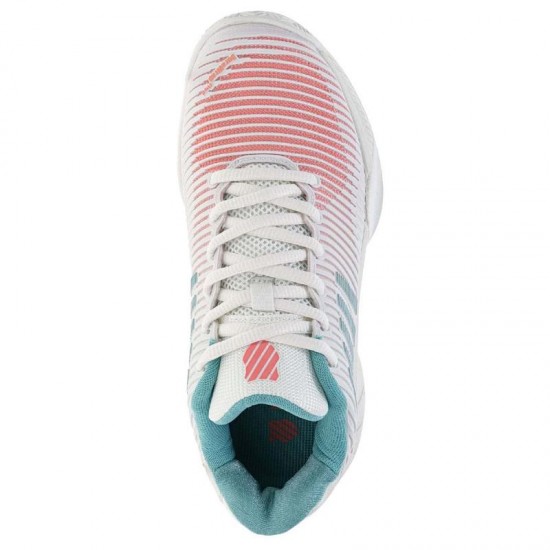 Sneakers Kswiss Hypercourt Express 2 HB White Coral Donna