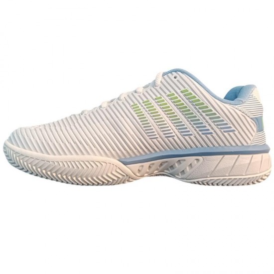 Zapatillas Kswiss Hypercourt Express 2 HB Clay Blanco Azul Verde Mujer