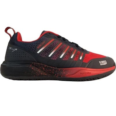 Kswiss Sanyo Ultra Court Padel Nero Antracite Rosso Sneakers