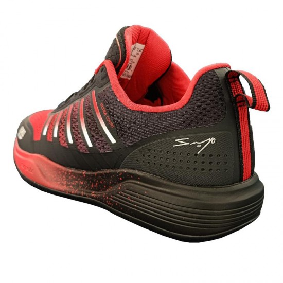 Tenis Kswiss Sanyo Ultra Court Padel Preto Vermelho Antracite