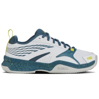 Kswiss Speedex Padel Sneakers Bianche Verde Acqua Indiano