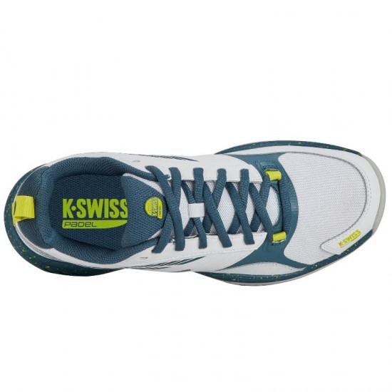 Kswiss Speedex Padel Baskets Indiennes Turquoise Blanches