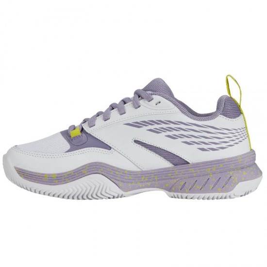 Scarpe Kswiss Speedex Padel Bianco Viola Donna