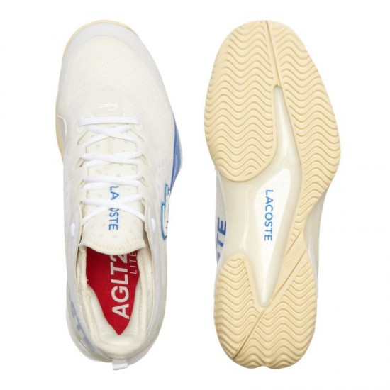 Chaussures Lacoste AG-LT23 Lite Terre Battue 124 Blanc Bleu