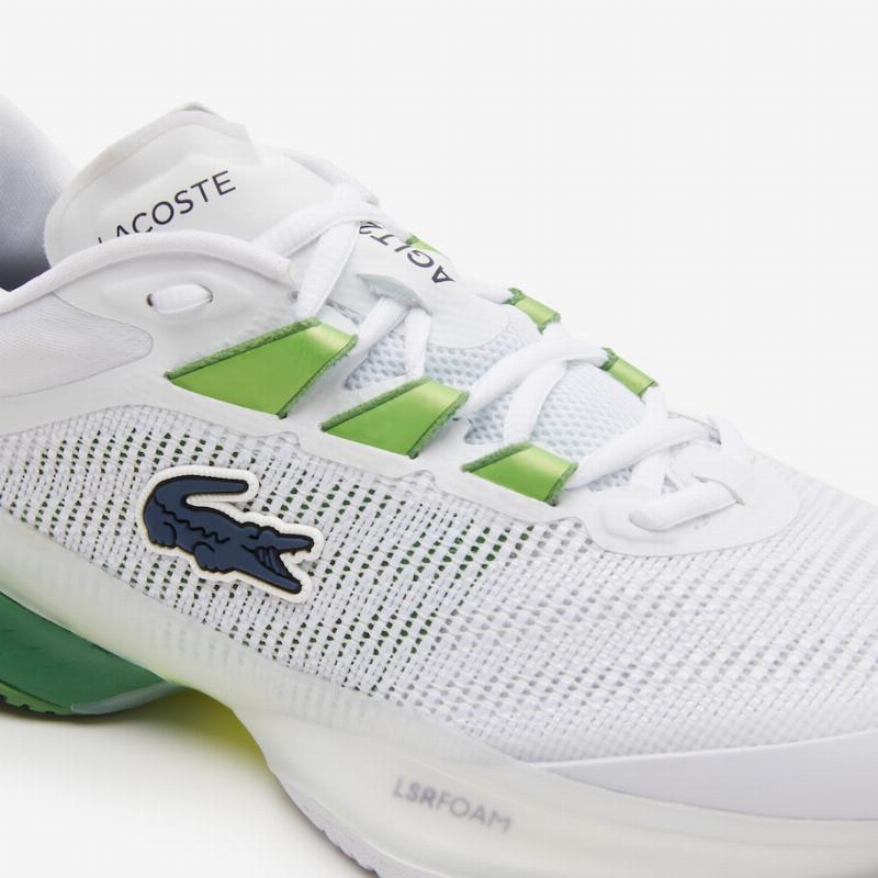 Baskets Lacoste AG-LT23 Ultra 1231 Blanc Vert Femme