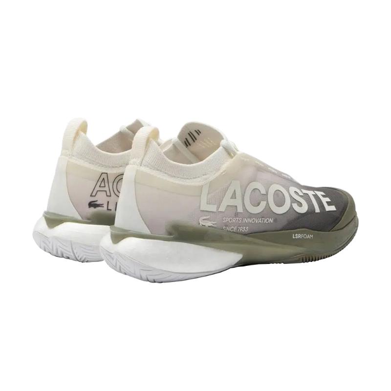 T?nis Lacoste AG-LT25 Lite Branco Caqui para Mulheres