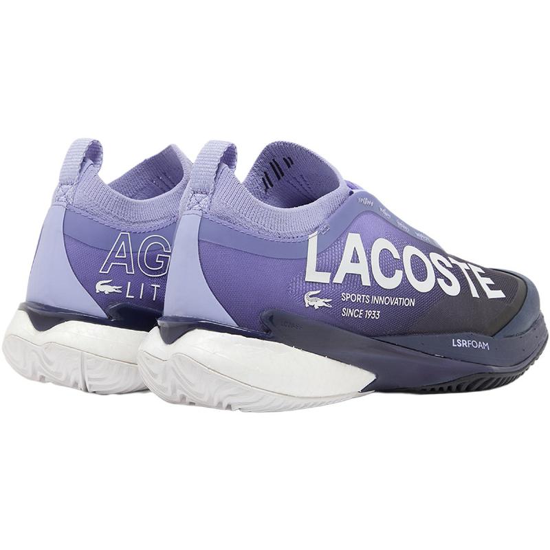 Zapatillas Lacoste AG-LT25 Lite Clay Purpura Azul Marino Mujer