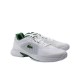 Chaussures Lacoste Tech Point 124 Blanc Vert Fonce