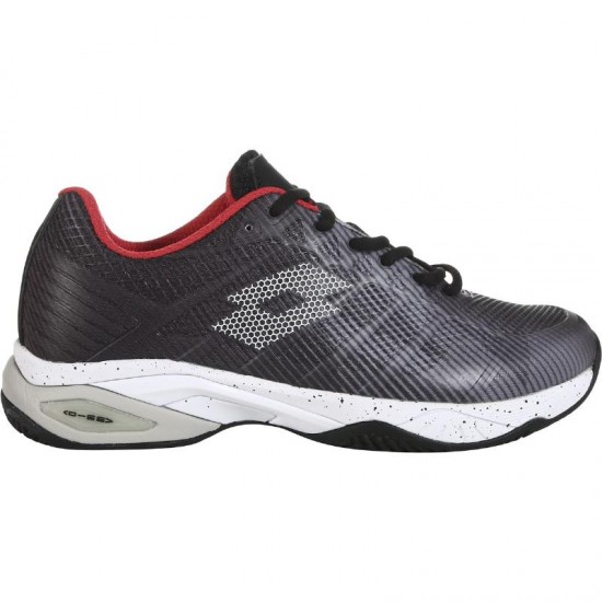 Zapatillas Lotto Mirage 300 III CLY Negro Blanco Rojo