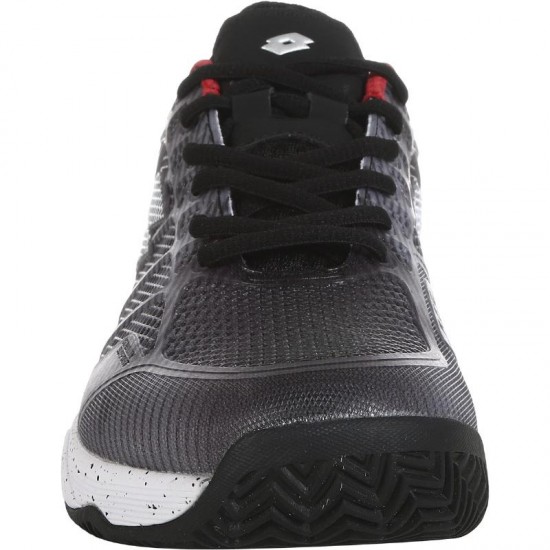 Tenis Lotto Mirage 300 III CLY Preto Branco Vermelho