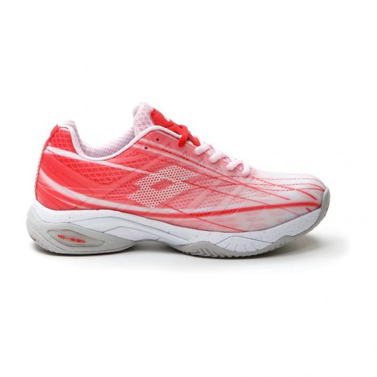 Sneakers Lotto Mirage 300 Rosso Papavero Bianco Donna