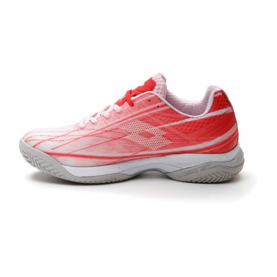 Sneakers Lotto Mirage 300 Rosso Papavero Bianco Donna