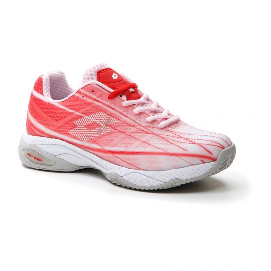 Sneakers Lotto Mirage 300 Rosso Papavero Bianco Donna