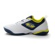 Baskets Lotto Superrapida 400 IV Blanc Jaune Acid Blue Denim