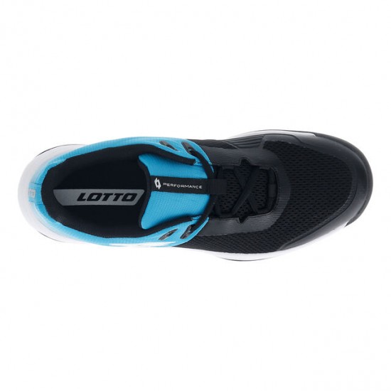 Lotto Superrapida 600 Baskets Noir Turquoise