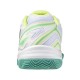 Sneakers Mizuno Break Shot 4 Clay Bianco Nero Lime Donna