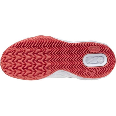 Zapatillas Mizuno Wave Enforce Court Clay Blanco Azul Coral Mujer