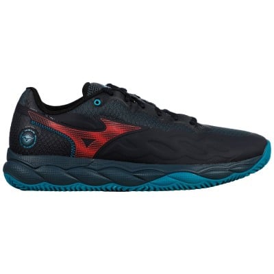 Zapatillas Mizuno Wave Enforce Court Padel Negro Azul Rojo