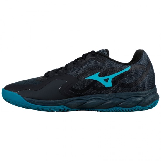 Zapatillas Mizuno Wave Enforce Court Padel Negro Azul Rojo