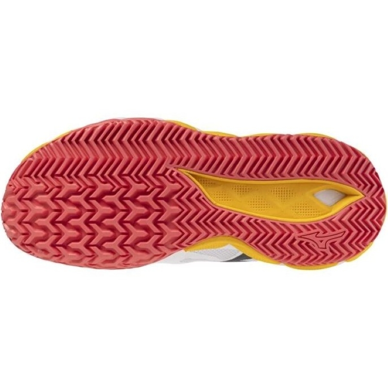 Zapatillas Mizuno Wave Enforce Tour 2 Clay Blanco Coral Mujer