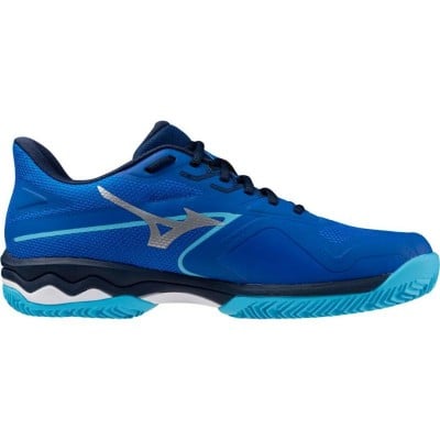 Sneakers Mizuno Wave Exceed Light 2 TERRE BATTUE Bleu Blanc