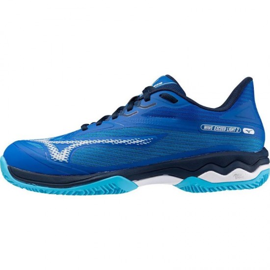 Sneakers Mizuno Wave Exceed Light 2 Blu Argilla Bianco