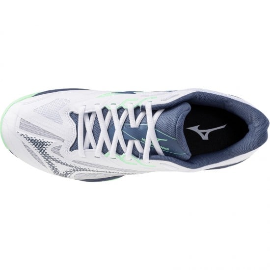 Sneakers Mizuno Wave Exceed Light 2 Clay Bianco Verde Blu