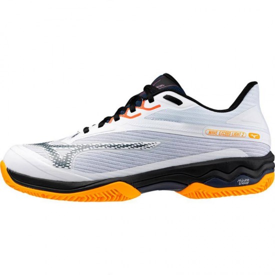 Zapatillas Mizuno Wave Exceed Light 2 Padel Blanco Azul Naranja