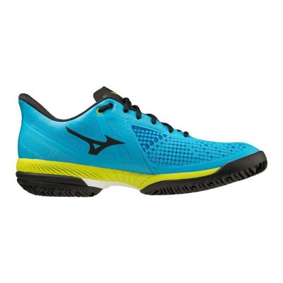 Mizuno Wave Exceed Tour 5 CC Blu Giallo Scarpe