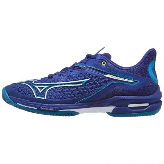 Zapatillas Mizuno Wave Exceed Tour 6 Clay Azul Oscuro Blanco