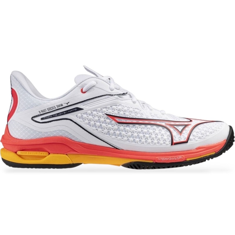 Sneakers Mizuno Wave Exceed Tour 6 CLAY WHITE CORAIL YELLOW