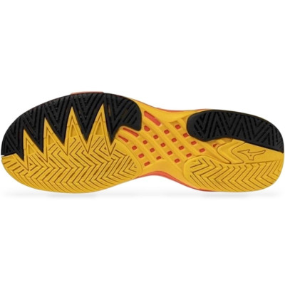 Mizuno Wave Exceed Tour 6 Clay White Coral Yellow Sneakers