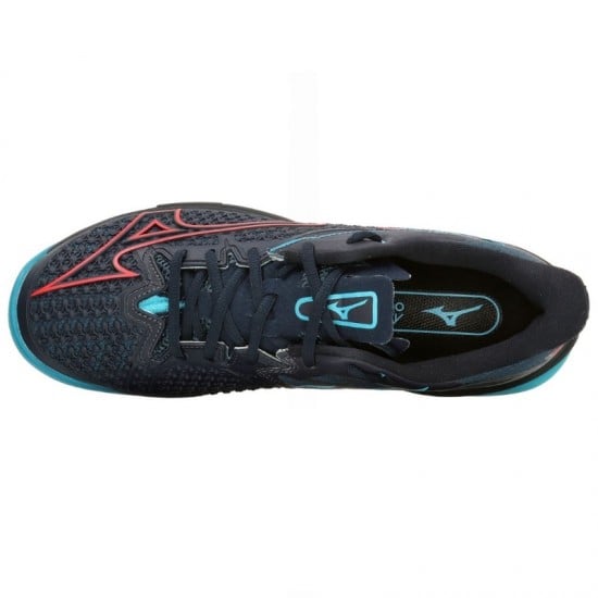 Zapatillas Mizuno Wave Exceed Tour 6 Padel Negro Azul Rojo