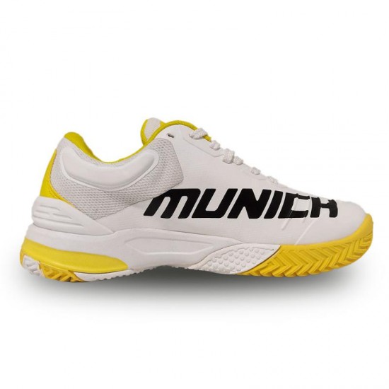Munich Hydra 124 White Yellow Sneakers