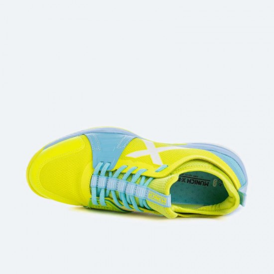 Munich Oxygen 25 Yellow Fluor Celeste Shoes