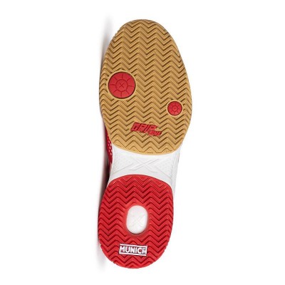Munique Oxigênio 37 PAD Tênis Branco Vermelho